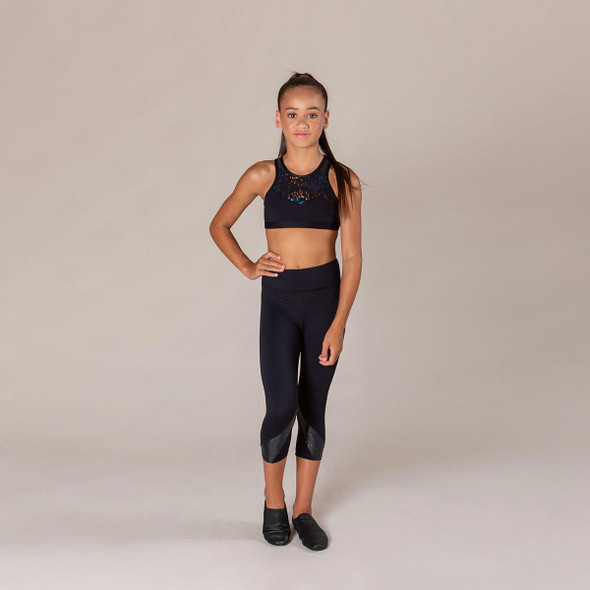 Girl Gymnast Black Body Leggings Training Stock Photo 1620307498 |  Shutterstock