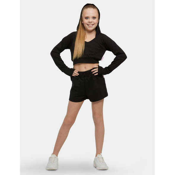 Studio 7 Dancewear Warm Up Essential Cropped Hoodie Children