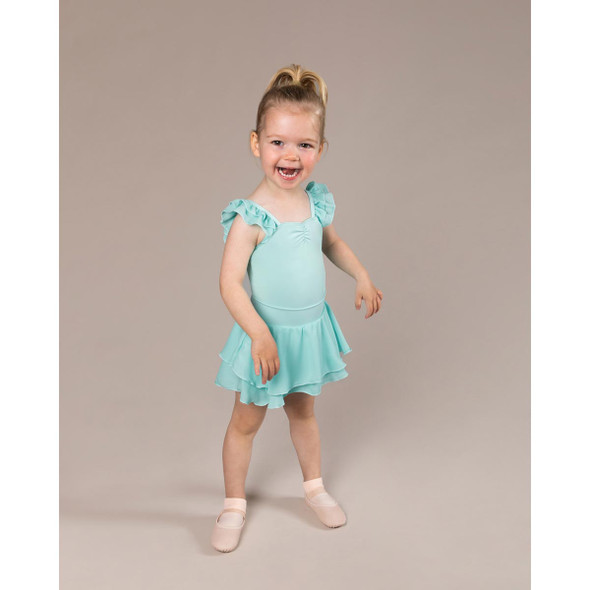 Energetiks Ruby Frill Sleeve Camisole Leotard Children Sizes