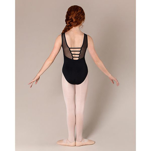 Energetiks Lisa Leotard -  Mesh & Detail Back Panelling Black