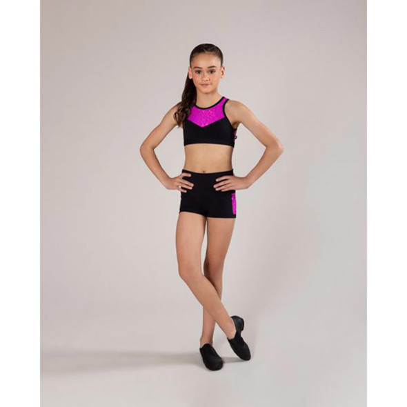 Energetiks Gymnastic Evelyn High Neck Crop Top Children Size Energetiks Gymnastic Evelyn High Neck Crop Top Children Size