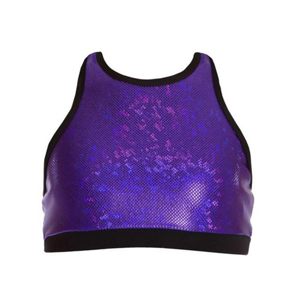 Energetiks Gymnastic Tilly High Neck Crop Top Children Sizes