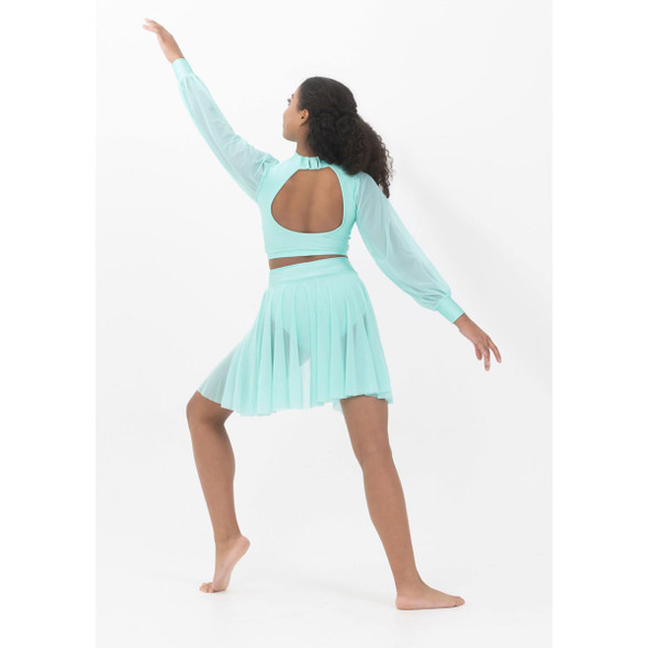 Studio 7 Dancewear Annabel Long Sleeve Crop Top Adults