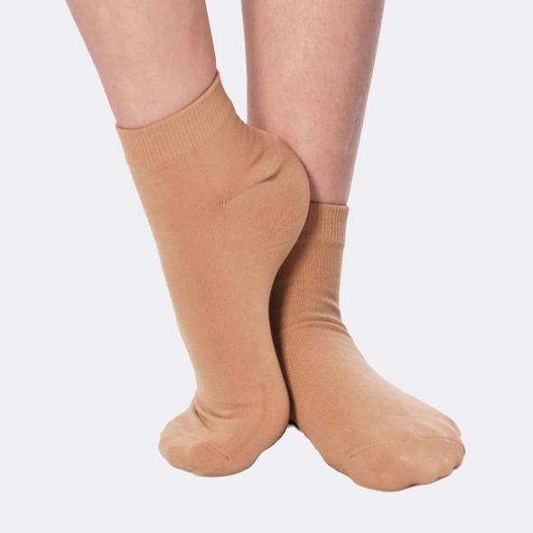 Studio 7 Dancewear Jazz and Tap Dance Socks, Children's Sizes in Tan
