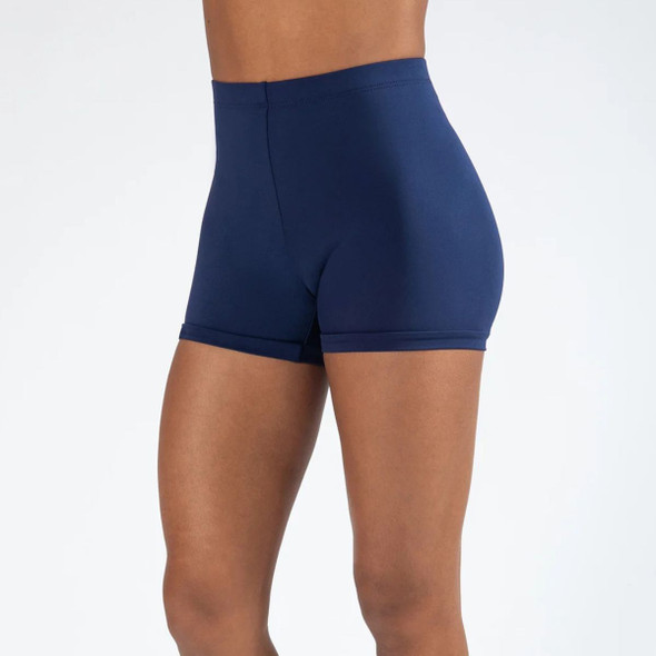 Energetiks Oakley Dance Hot Short Adult Sizes in Navy, dancer front