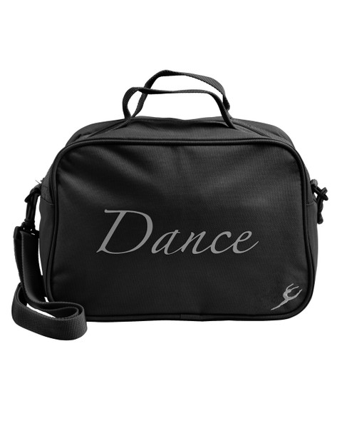 Energetiks Everleigh Small Dance Bag with Handle and Strap in Black, front view
