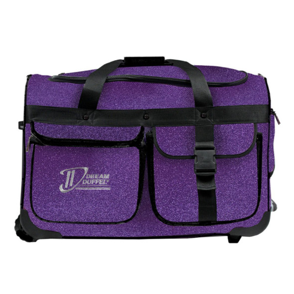 Limited Edition Dream Duffel Bag – Medium – Amethyst Sparkle front view