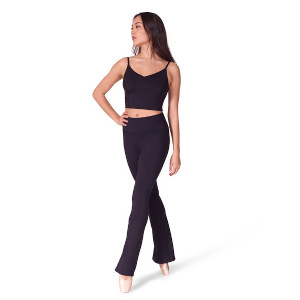 Capezio Soft Elegance Flare Dance Leggings Women's Sizes in Black