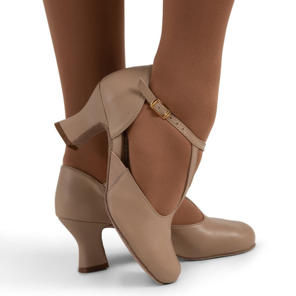 Capezio Shanel Y-Strap 2.5 Inch Character Shoe Adult Sizes in Chai