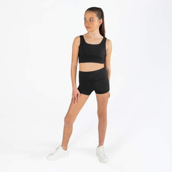 Energetiks Keira High Cut Waist Short EcoLuxe Girls Sizes