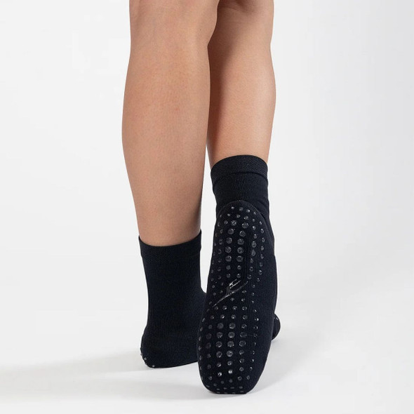 Energetiks Multi-Use Studio Design Pointe Perfect Grip Socks in Black
