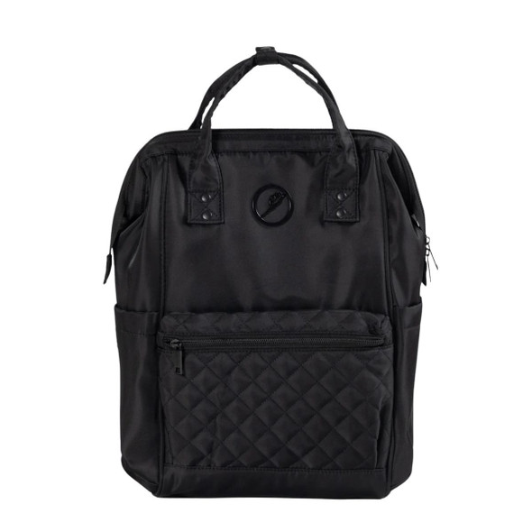 Energetiks Black Large Nova Quilted Pocket Dance Backpack (DB18L) in Black