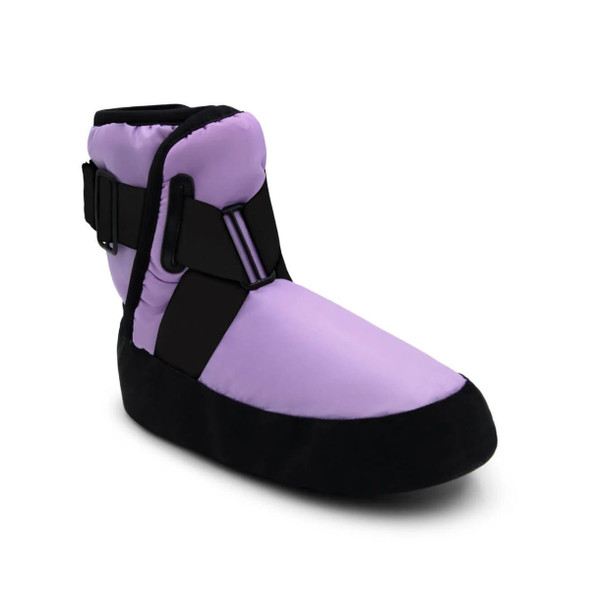 Capezio Warmup Bootie with an insulated taffeta upper and a non-slip sole for studio wear in lavender - 1