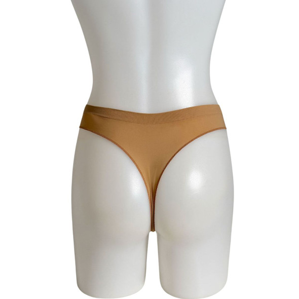 Studio 7 Dancewear seamless g-string brief in flesh, back view