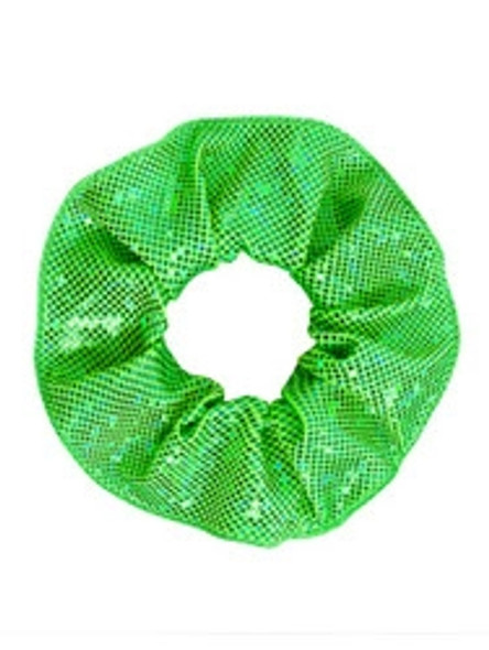 ENERGETIKS Shattered Glass Scrunchies Fluro Green