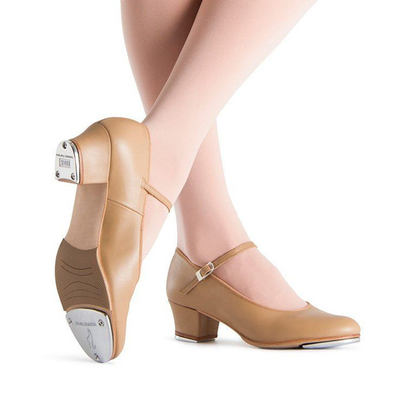 Bloch Half Rubber Tap Soles - Tan