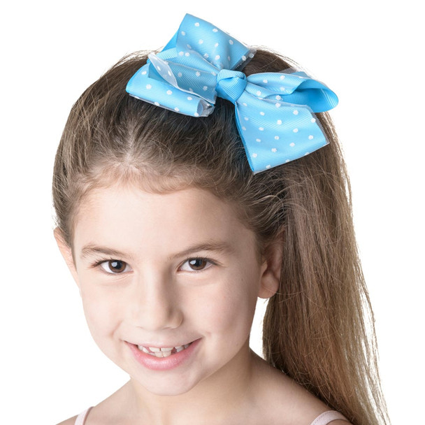 Studio 7 Dancewear Spotty Bow Clip 