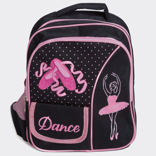 Studio 7 Dancewear Ballet Dance Steps Backpack Two Pockets