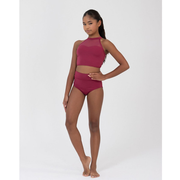 Studio 7 Dancewear Stage Performance Briefs Crimson