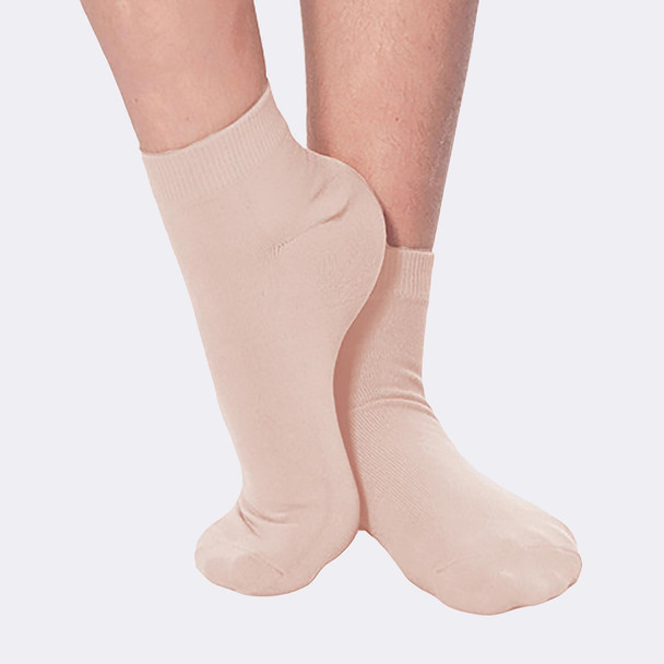 Studio 7 Dancewear Jazz and Tap Dance Socks, Children's Sizes in Flesh