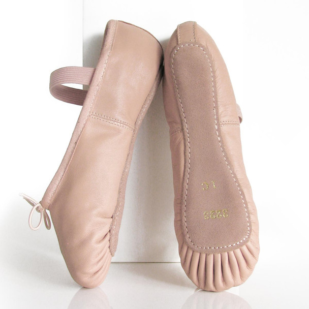 Dance Direct Quality Leather Ballet Shoes Full Sole Adults