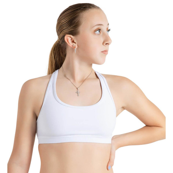 Capezio Team Basics Racerback Bra Crop Tops Adult Sizes