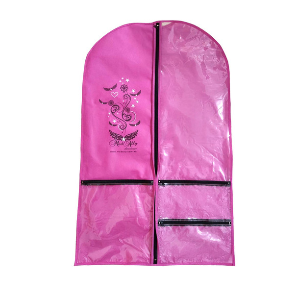 Mad Ally Garment Bag Hot Pink & Black Dancewear Costume Bag