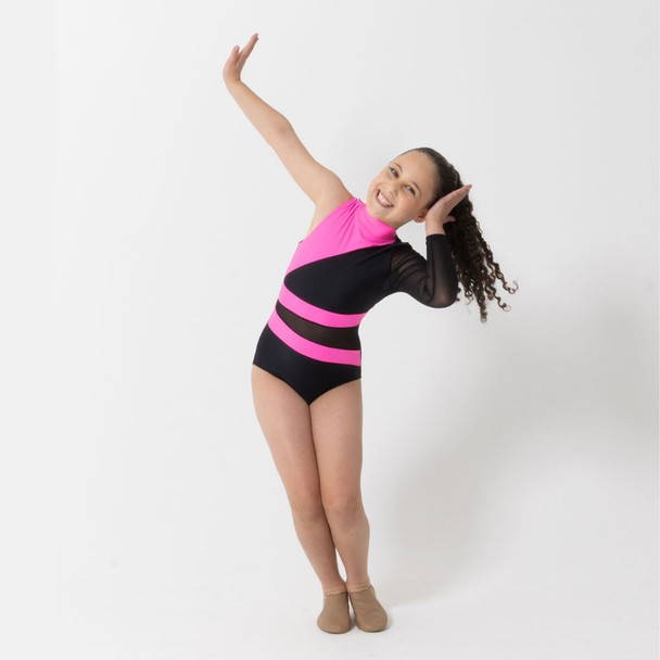 Studio 7 Dancewear Twilight Leotard Hip-hop & Jazz in Neon Pink