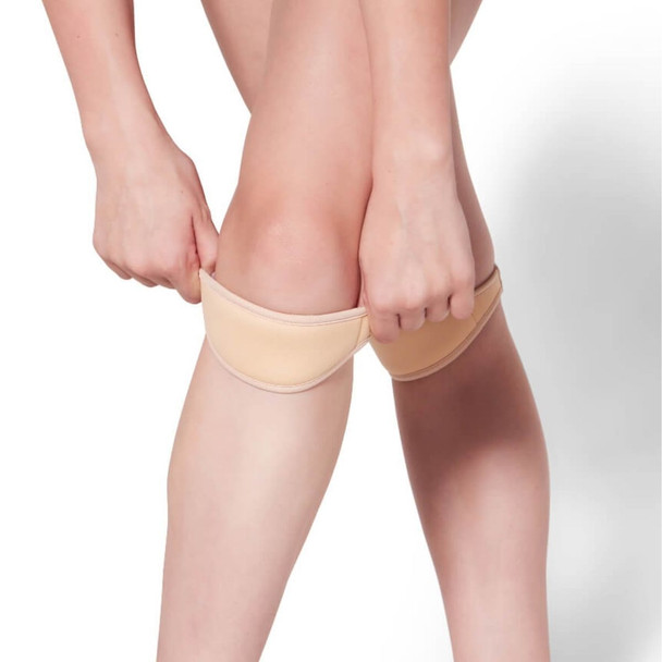  Bunheads Miniflex Kneepad Triple-Layer Gel Knee Support, Nude colour