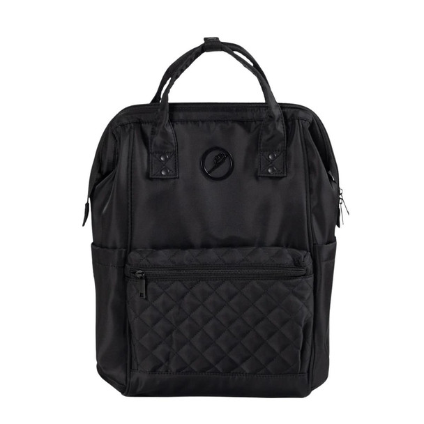 Energetiks Black Large Nova Quilted Pocket Dance Backpack (DB18L) in Black