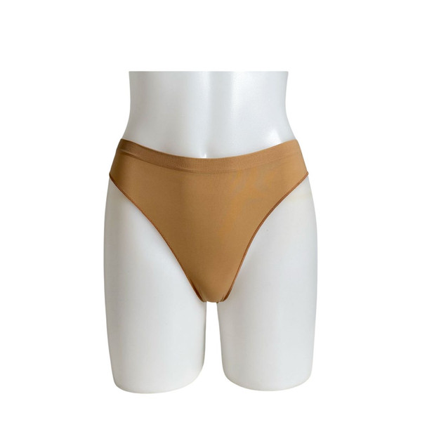 Studio 7 Dancewear seamless g-string brief in flesh, front view