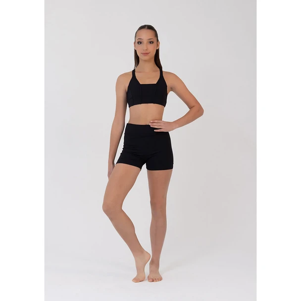 Studio 7 Dancewear Raya Shorts woman wearing Black