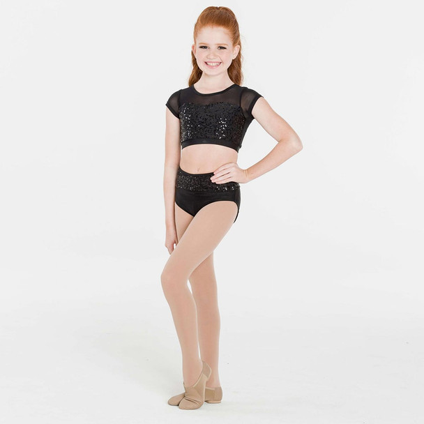 Studio 7 Dancewear Sequin Attitude Crop Top Children Sizes