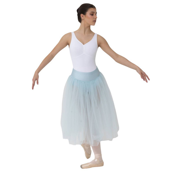 Studio 7 Dancewear Dream Romantic Tutu Skirt & Brief in pale blue , side view