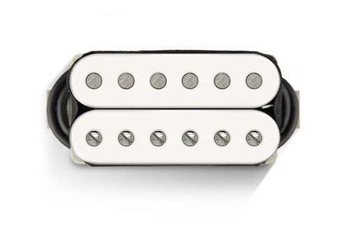 Bare Knuckle 6 ST Crawler Open Bridge WHITE - Nickel Screw - Bridge 53mm Spacing