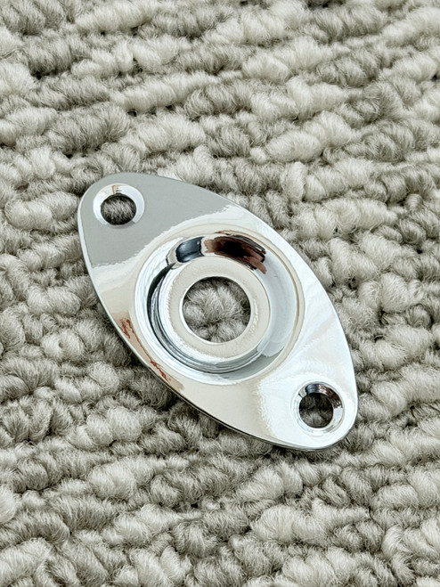 Tone Drive Oval Jack Plate - Chrome