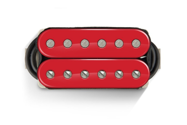 Bare Knuckle 6 ST Abraxas Open Bridge RED - Nickel Screw