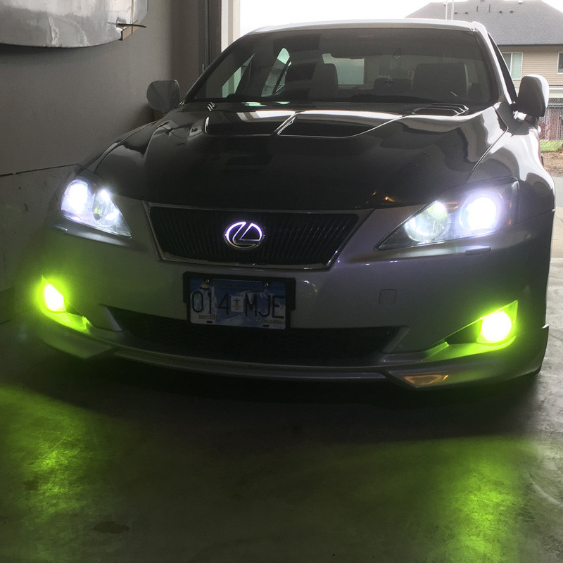 9005 (HB3) K3 LIME GREEN FOG LIGHT 6000LM 48W CSP LED kit w