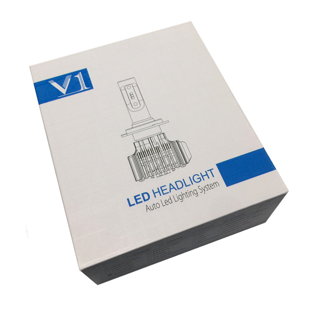 9006 (HB4) V1 8000lm 72W allinone fancooled LED headlight kit HID