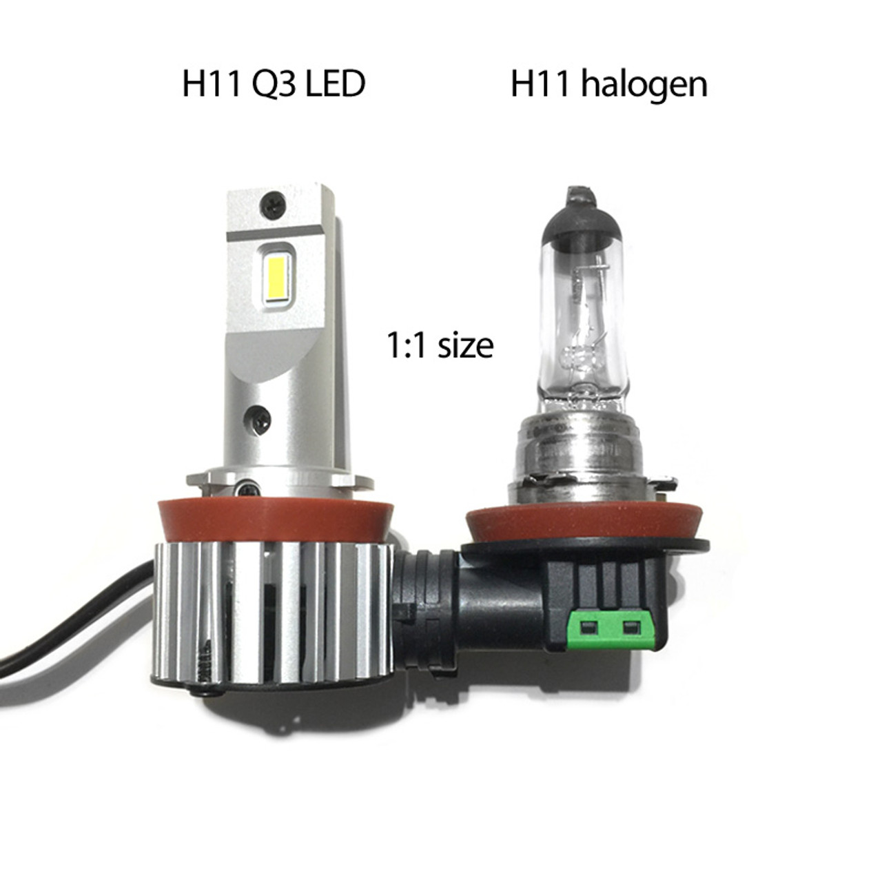 H11 (H8/H9) Q3 CANBUS 12000lm 72W LED kit with external LED driver