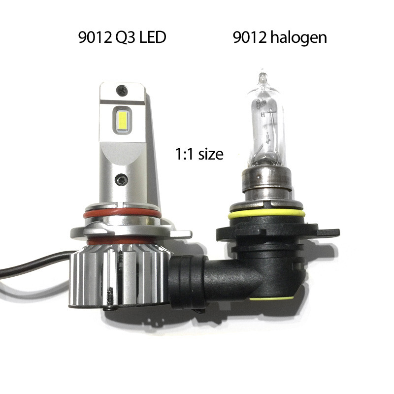 9012 (HIR2) Q3 CANBUS 12000lm 72W LED kit with external LED driver