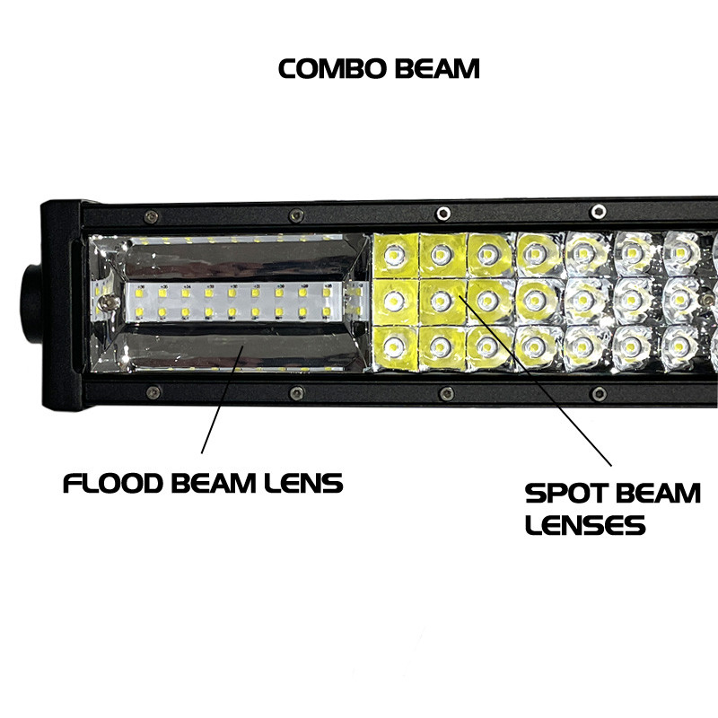 22" CREE CURVED TriRow 21300lm Combo Beam Side Mount LED Light Bar