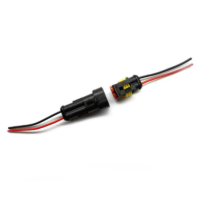 2-Pin Connector Quick Connect Waterproof Connector Set | HID Vision Canada