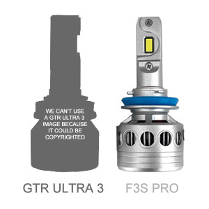 GTR Ultra 3 vs F3S Pro. Which is brighter? 