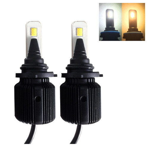 9006 (HB4) M1D dual color LED bulbs
