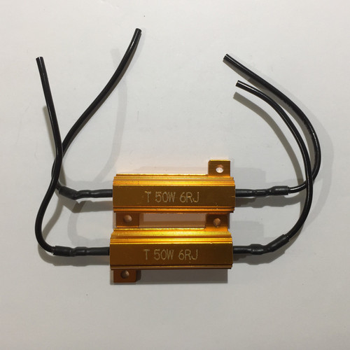 Load Resistors - LED 50W 6 Ohm - Hyperflash fix - / 2pcs