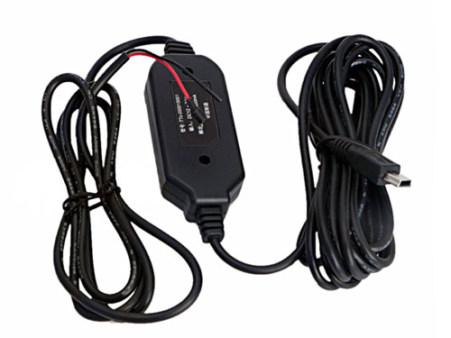 Dash Cam or Radar Detector Hardwire Kit - 1500mA 5V w/Mini USB Plug