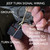 For amber signal light halo to work, connect the headlight's green wire to the turn signal wire.