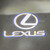 LEXUS LED Door Logo Light - projection