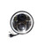 5-3/4" 30W DOT High/Low Beam LED Projector Headlight with Amber/White halo - chrome